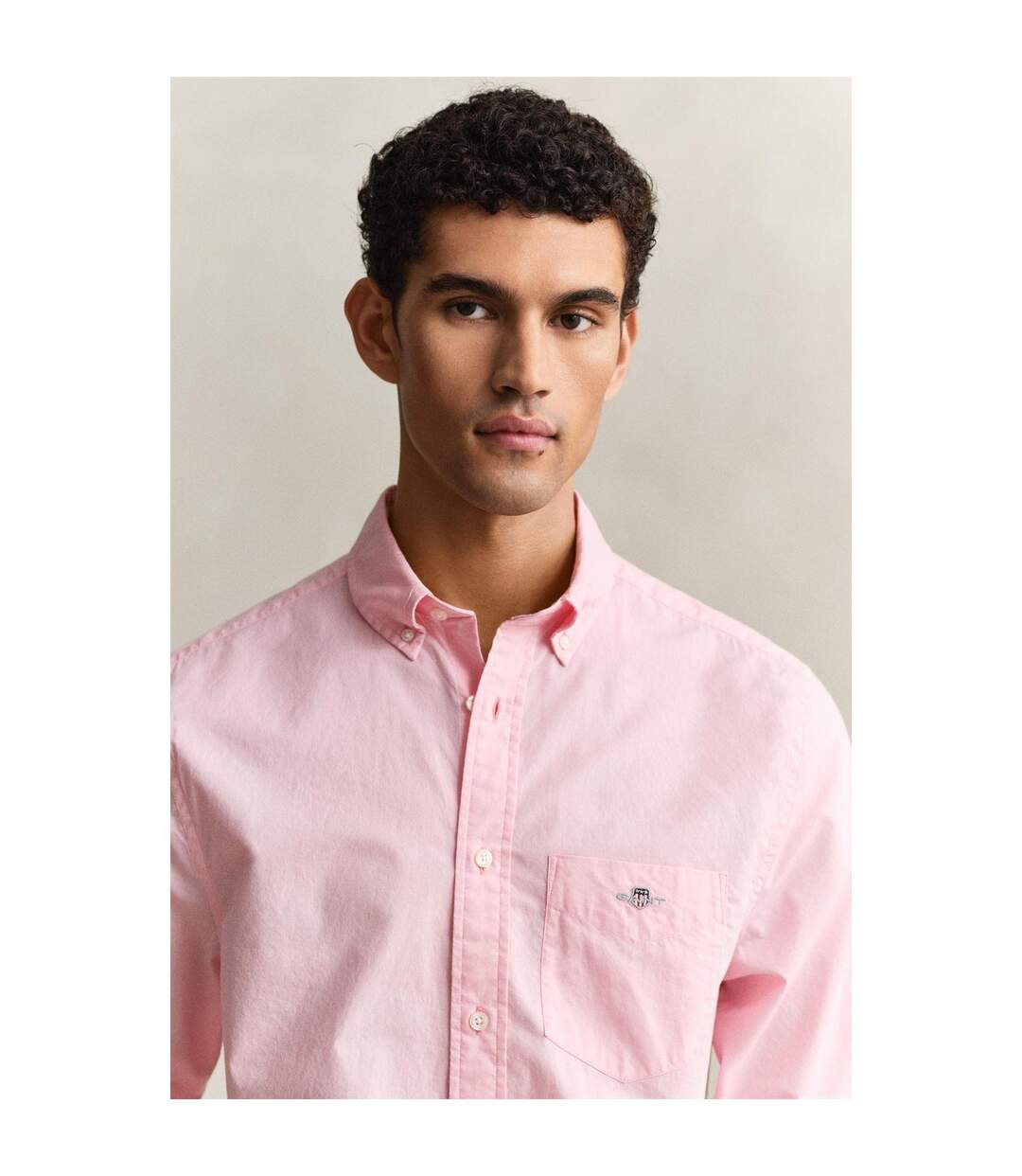 Chemise Homme Rose Gant-4