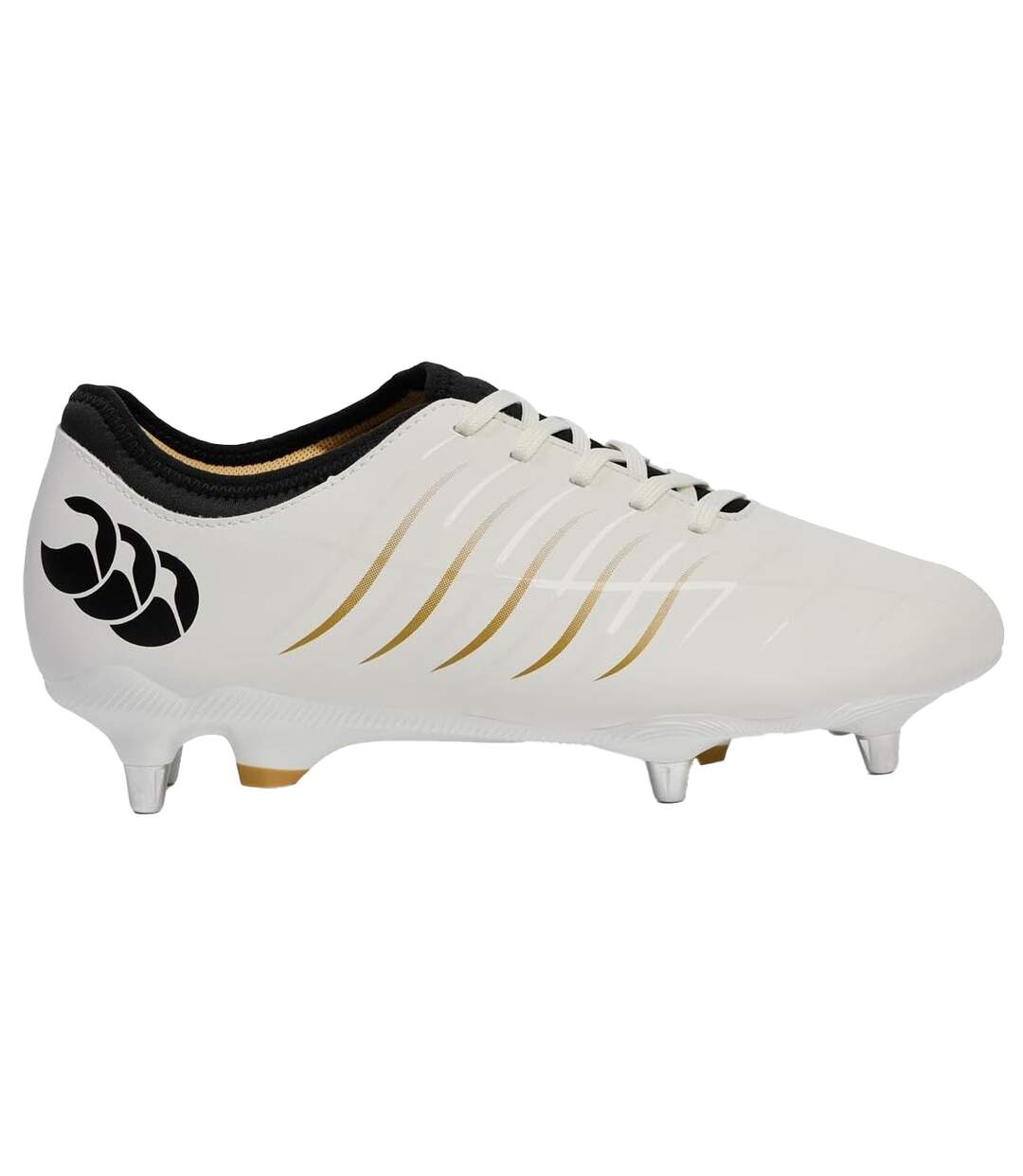 Unisex Adult Phoenix 2.0 Pro Leather Soft Ground Rugby Boots Snow White Canterbury-1