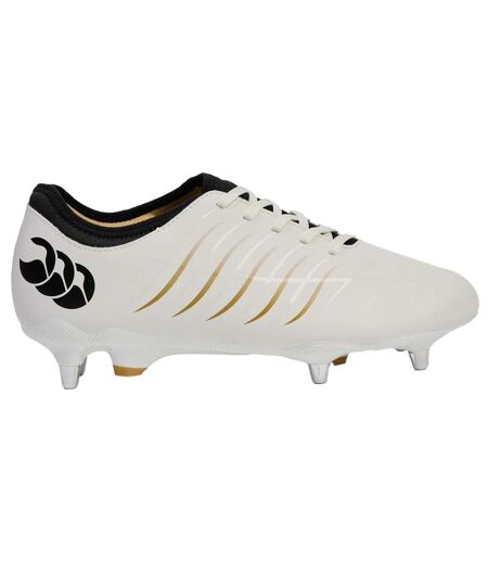 Unisex Adult Phoenix 2.0 Pro Leather Soft Ground Rugby Boots Snow White Canterbury
