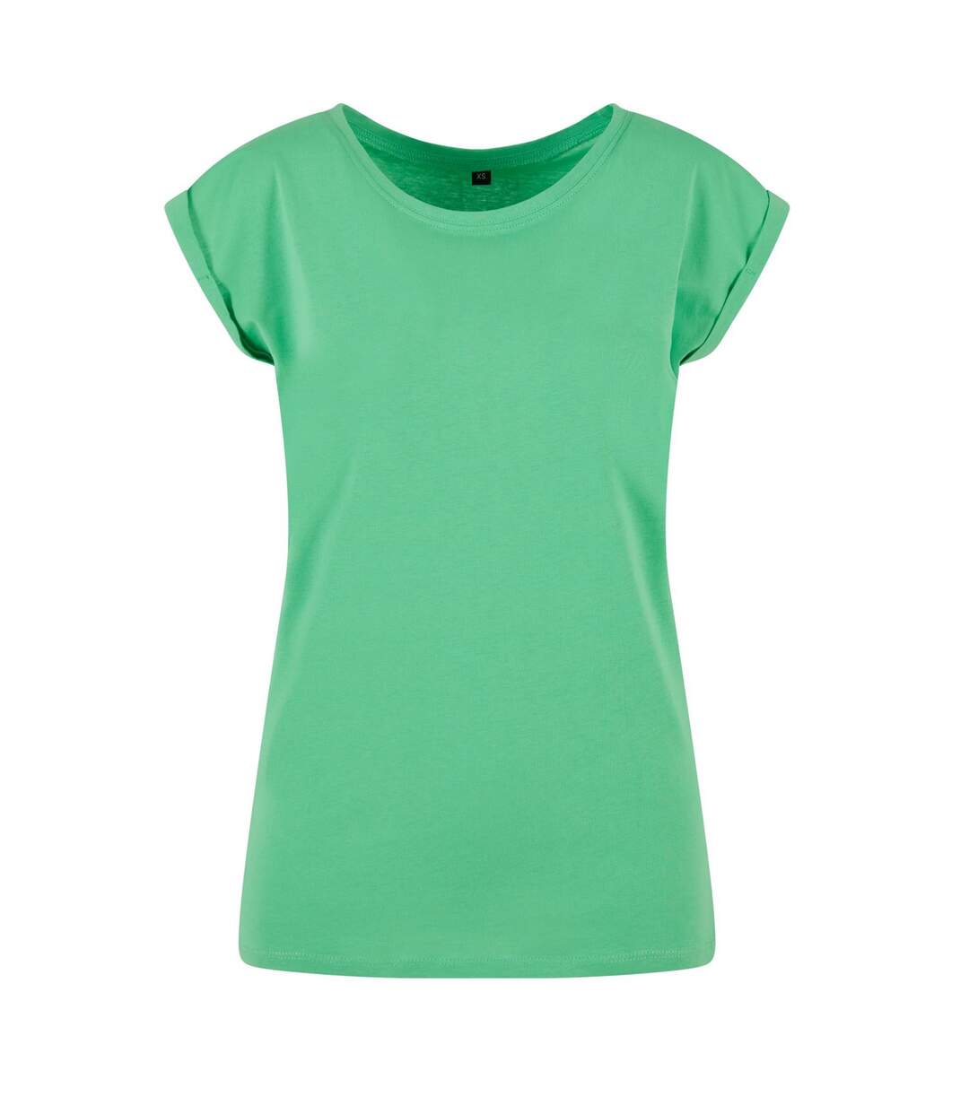 T-shirt Femme Vert Build Your Brand-1