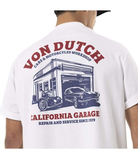 T-shirt homme relax fit en jersey print poitrine & dos Repar Vondutch