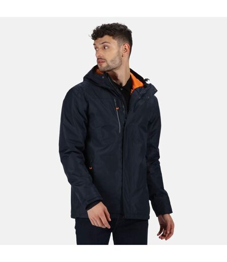 Veste Imperméable Homme Bleu Marine Orange Vif Regatta Professional