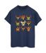 Disney Womens/Ladies Lilo & Stitch Halloween Costumes Cotton Boyfriend T-Shirt (Bleu marine) - UTBI30511-1