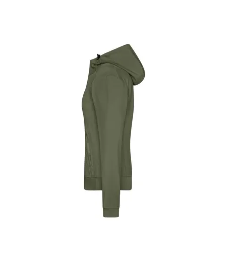 Veste Softshell Femme Olive Camouflage James And Nicholson