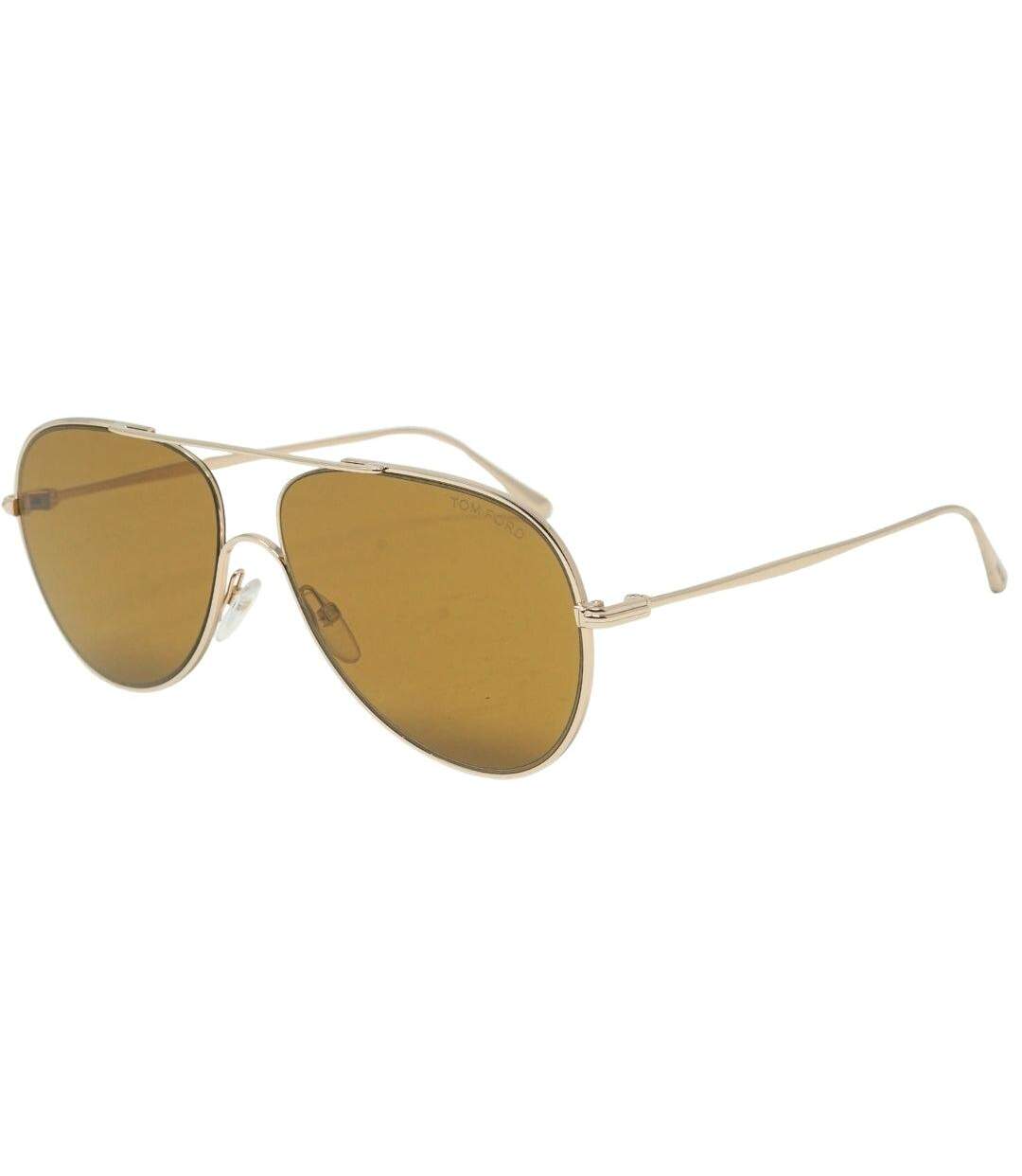 Lunettes De Soleil Anthony Homme Taille Unique Jaune Or Tom Ford-2