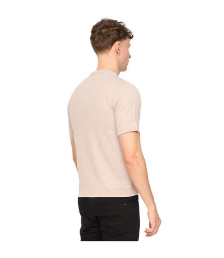 Mens Marvela Knitted T-shirt Stone Duck And Cover