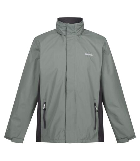 Veste imperméable matt homme vert kaki / cendre Regatta