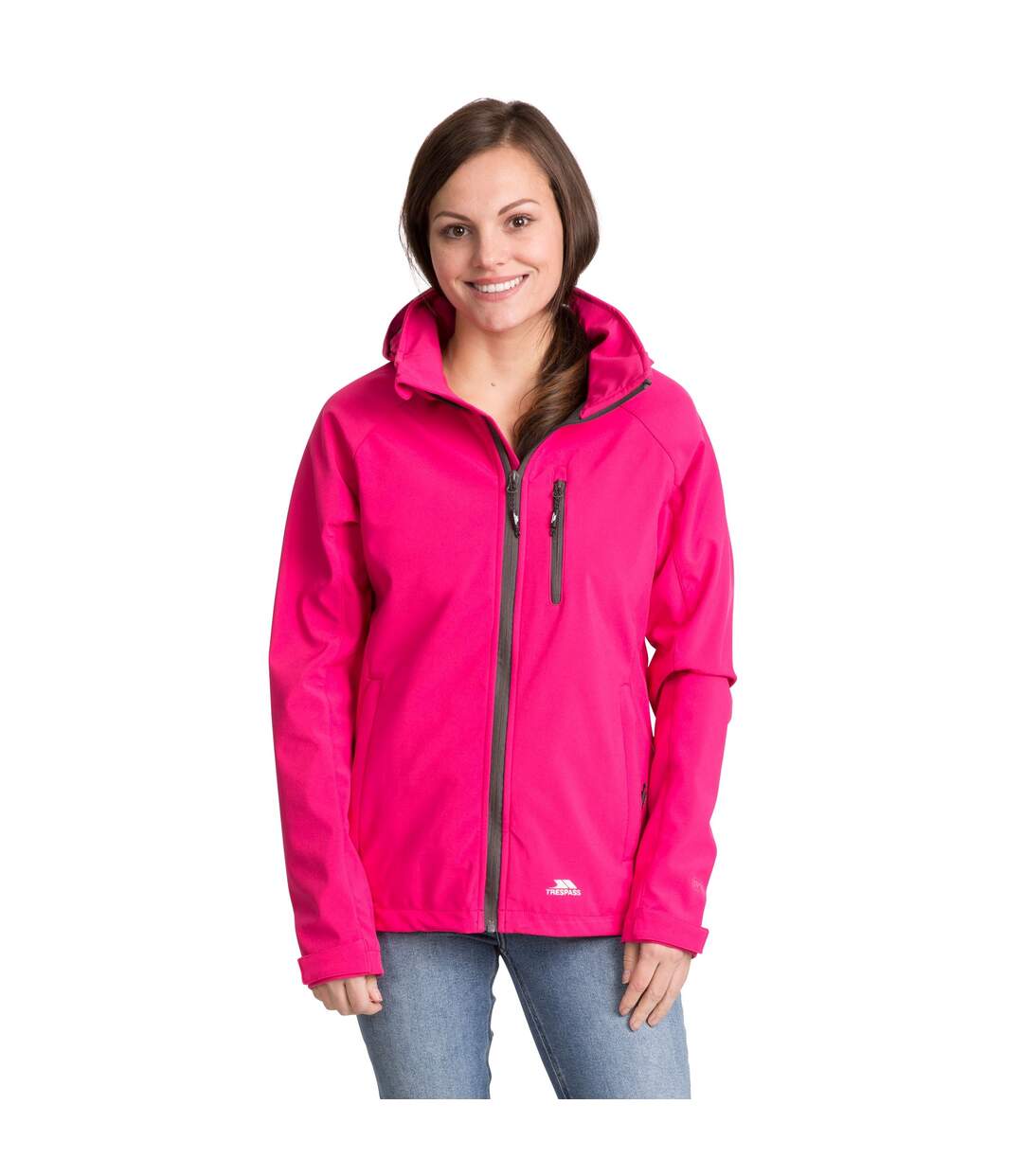 Veste en softshell lorina femme rose Trespass-4