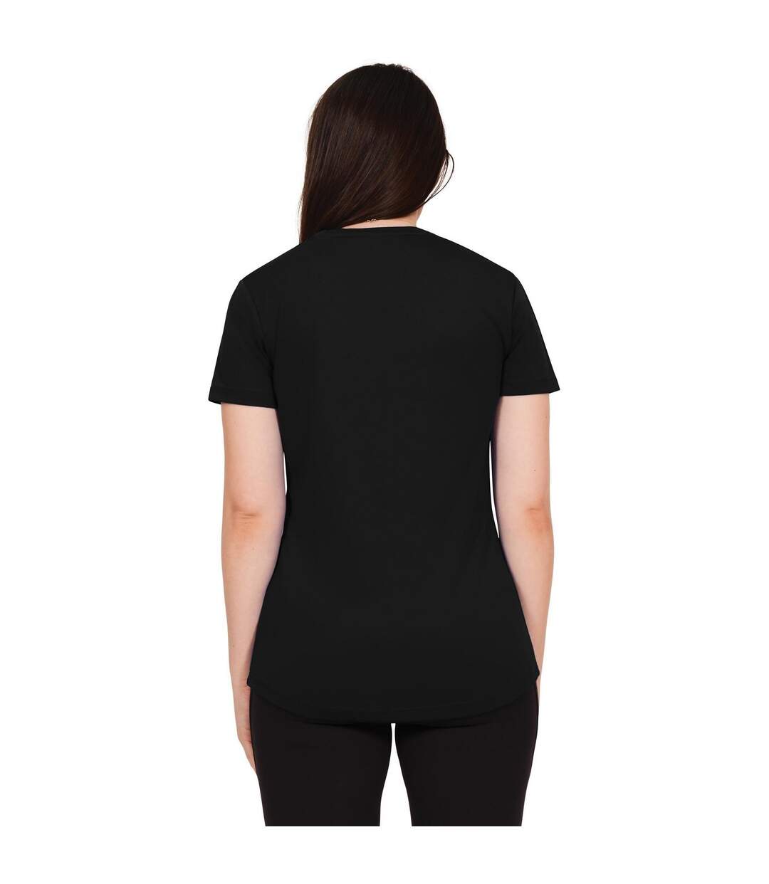 T-shirt original tech femme noir Casual Classics-2