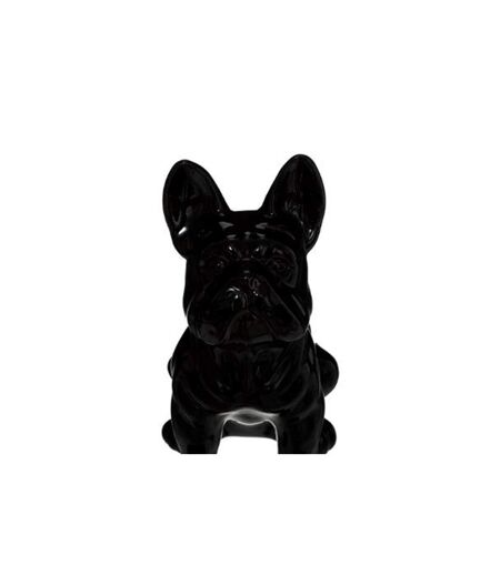 Statuette Déco Bulldog 22cm Noir