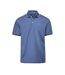 Mens ferris polo shirt dusky blue/white Farah-1