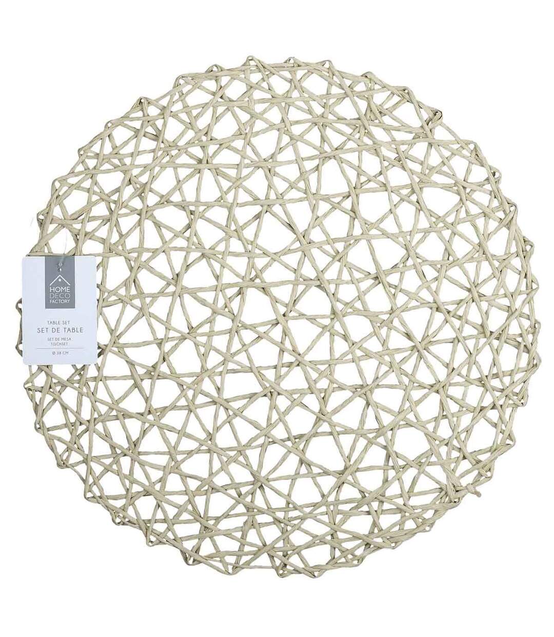 Set de Table Design Ajouré 38cm Beige-2