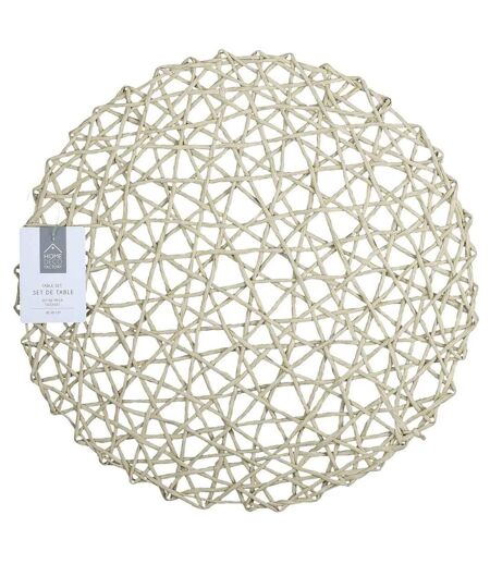 Set de Table Design Ajouré 38cm Beige