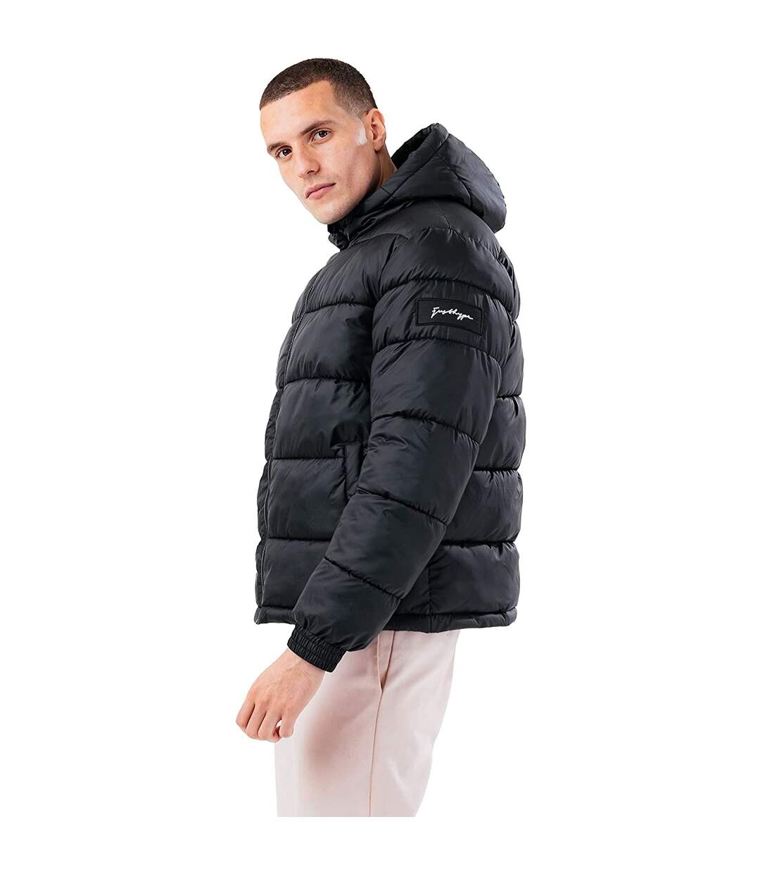 Hype Mens Puffer Jacket (Black)