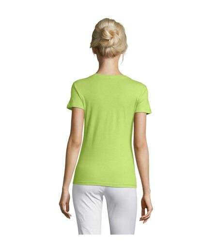 T-shirt Regent Femme Vert Pomme SOLS