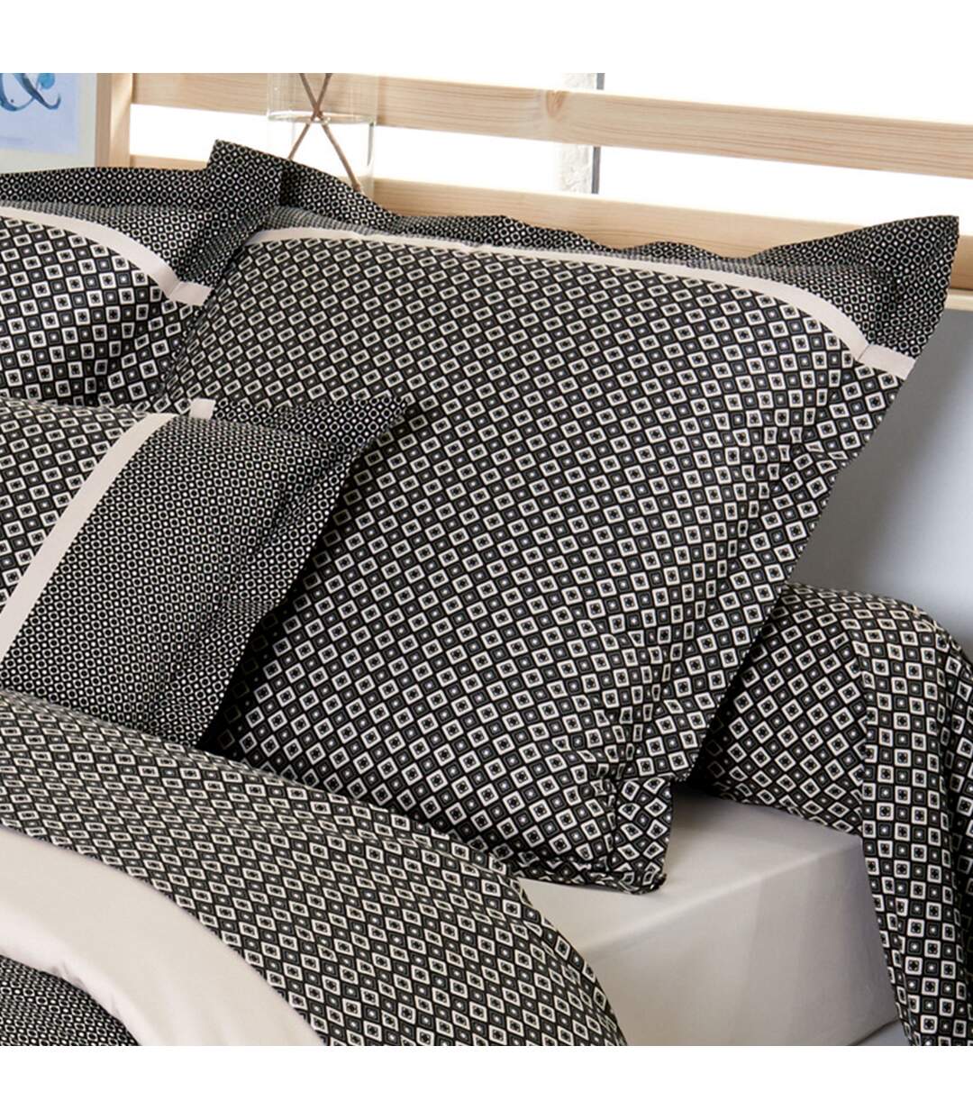 Taie d'oreiller percale pur coton GATSBY-3