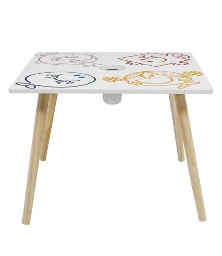 Table pour enfants avec pot à crayon intégré Monsieur Madame