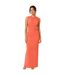 Robe Longue Femme Orange Biba-4