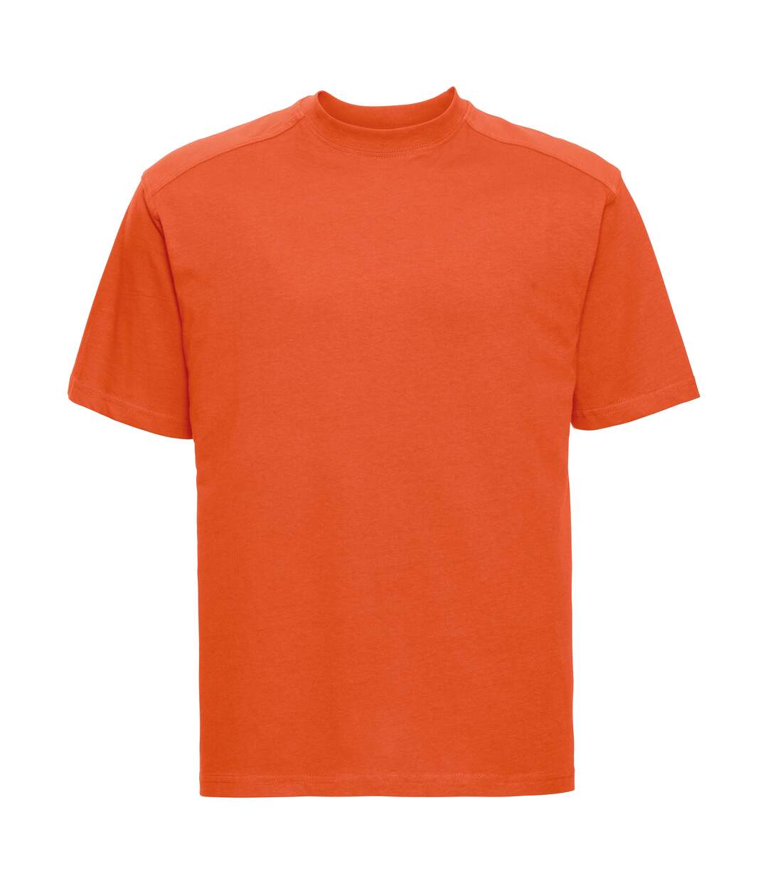 Europe t-shirt à manches courtes 100% coton homme orange Russell