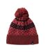 Bonnet À Pompon Motif/style Pompon Homme Rouge Foncé Dare 2B-4
