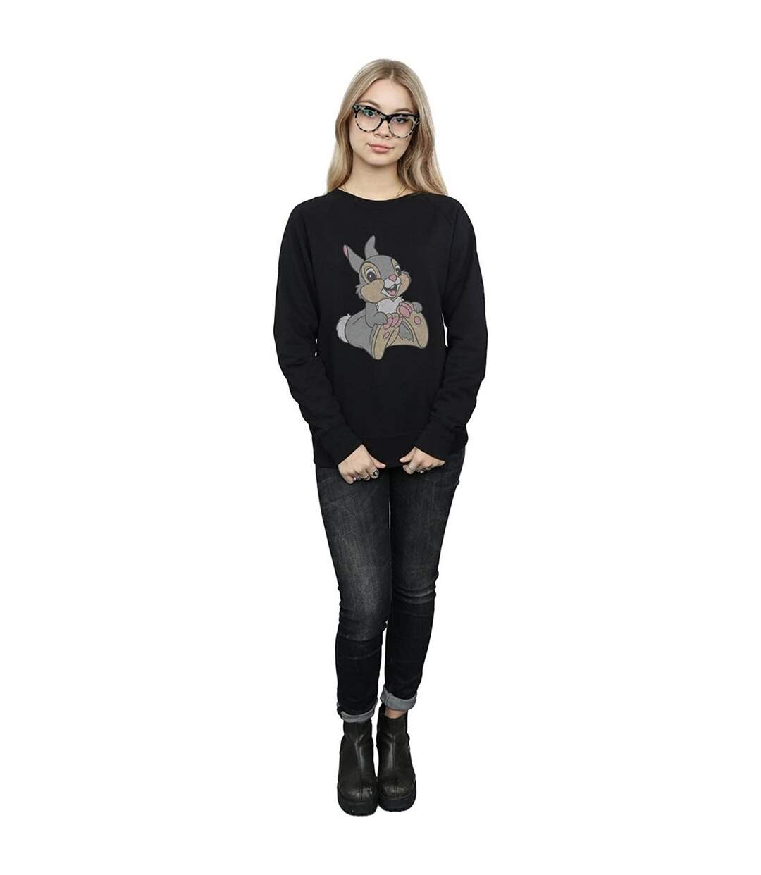 Disney - Sweat CLASSIC - Femme (Noir) - UTBI1063-3
