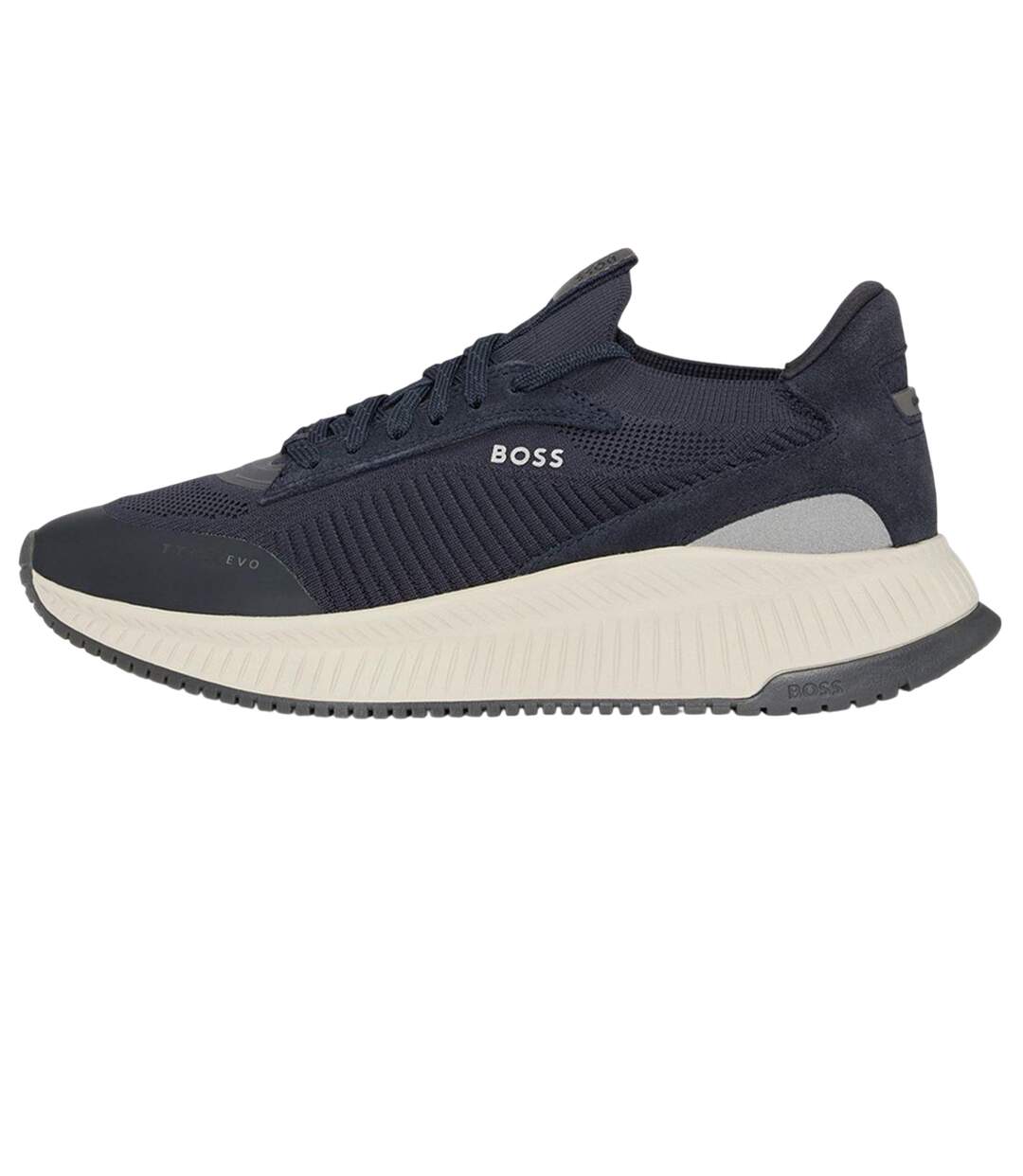Mens Ttnm Evo Suede Trainers Navy Boss-2