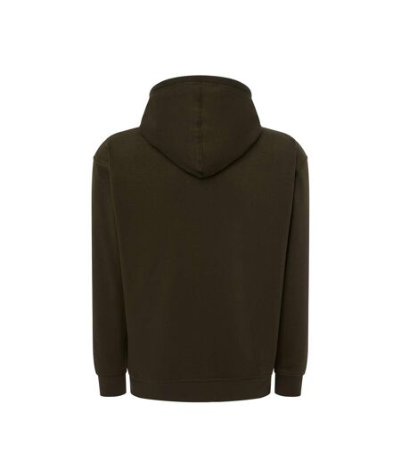 Veste À Capuche Motif/style Uni Adulte Kaki JHK