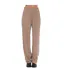 Womens/ladies Plisse Wide Leg Trousers Mink Vero Moda-1