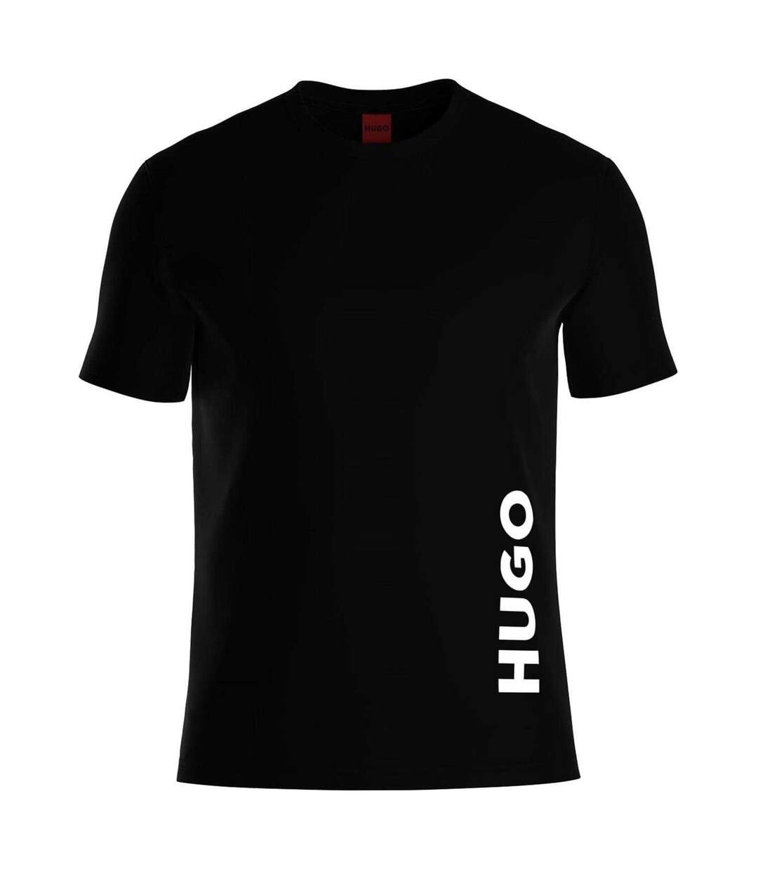 T-shirt Motif/style Logo Homme Noir Hugo-2
