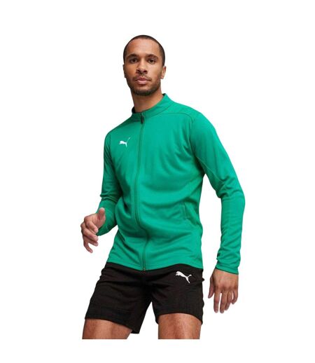 Mens Slim Training Jacket Green Puma