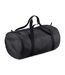 BagBase Packaway Barrel Bag/Duffel Water Resistant Travel Bag (8 Gallons) (Pack (Black/Black) (One Size)