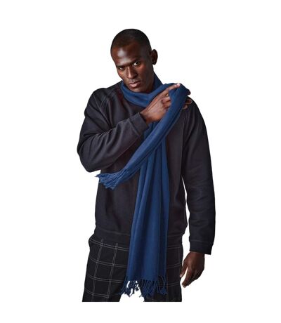 Classic Woven Scarf One Size French Navy Beechfield