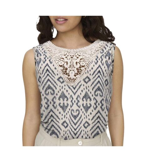Débardeur beige/noir femme jdy dodo
