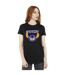Disney Womens/Ladies Lilo And Stitch T-Shirt Boyfriend en coton violet (Noir) - UTBI29901-1