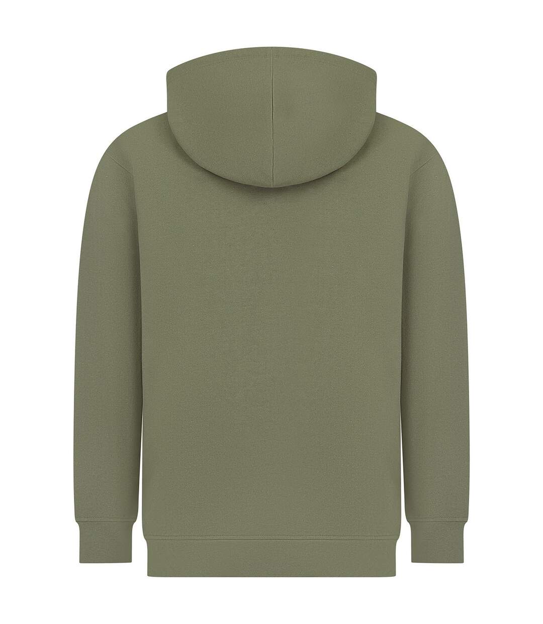 Sweat à capuche adulte vert kaki SF