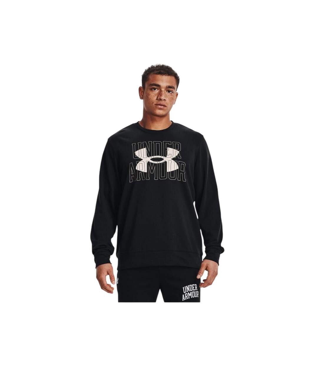 Sweat Rival Terry Homme Noir Under Armour-2