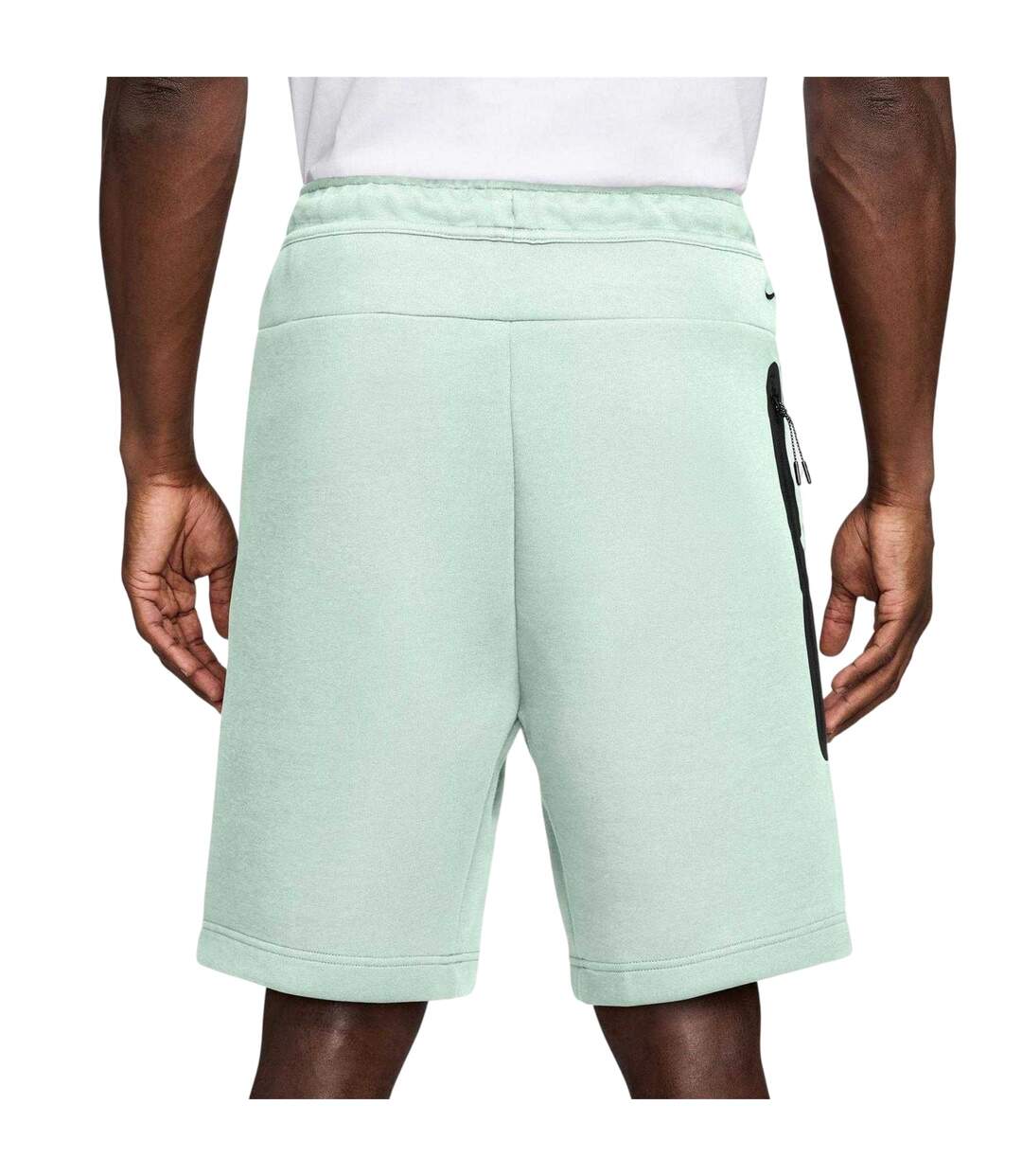 Mens Tech Fleece Shorts Light Silver Nike-2