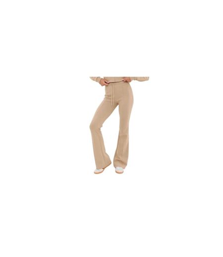 Pantalon De Jogging Motif/style Évasé Femme Taupe I Saw It First
