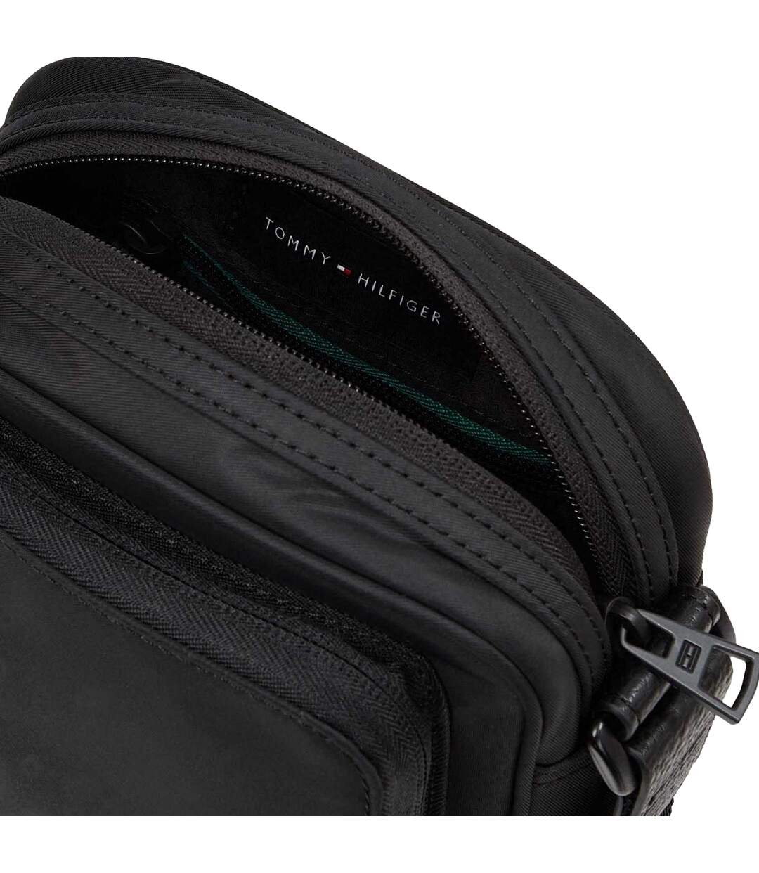 Small Logo Reporter Bag One Size Black Tommy Hilfiger-4