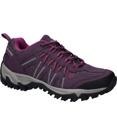 Chaussures De Marche Jaguar Femme Prune Fuchsia Hi-Tec