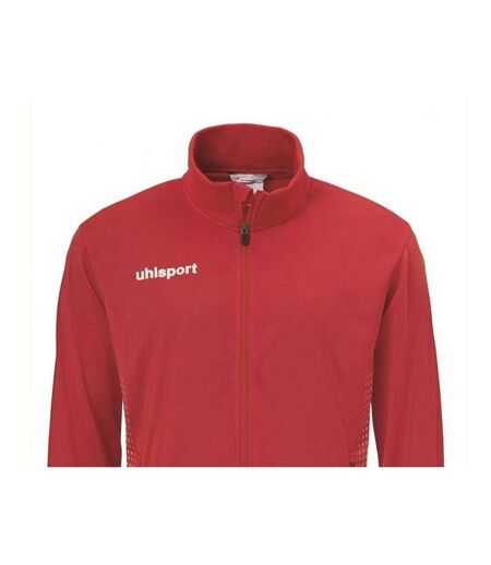Mens Dotted Breathable Regular Track Jacket Red White UHL Sport