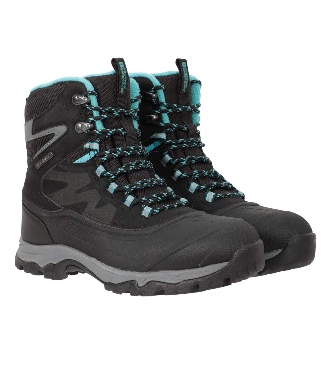 Womens/ladies Ultra Piste Basher Ii Waterproof Snow Boots Black Mountain Warehouse-1