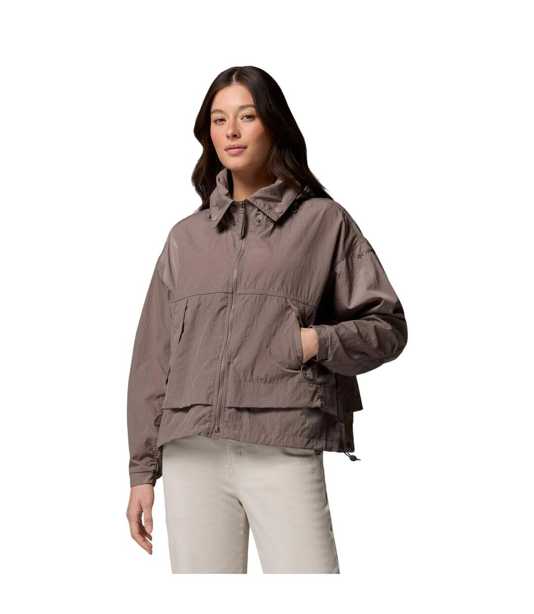 Coupe-vent Paracutie Femme Gris Columbia-2