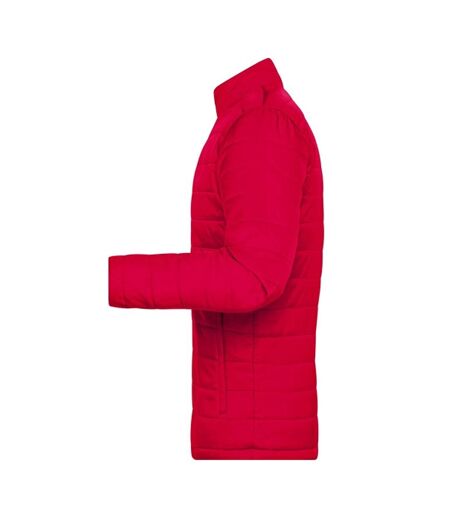 Doudoune Matelassée Homme Rouge James And Nicholson