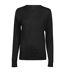 Tee Jays Womens/Ladies Crew Neck Sweatshirt (Black)