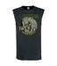 Mens killer tour 81 iron maiden sleeveless tank top charcoal Amplified-1