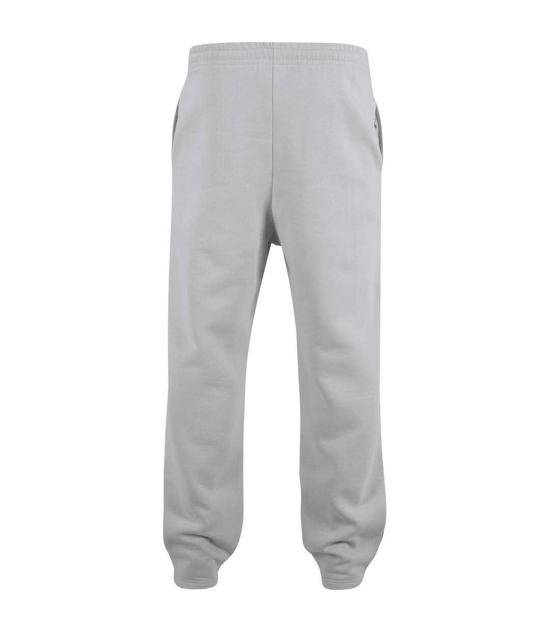 Mens Fluffy Jogging Bottoms Light Asphalt Build Your Brand-2