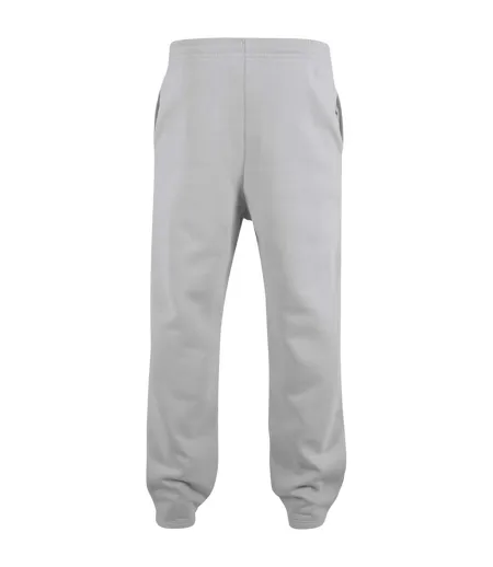Mens Fluffy Jogging Bottoms Light Asphalt Build Your Brand