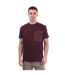 Mens Takaji Parachute Pocket T-shirt Bordeaux Weekend Offender-2
