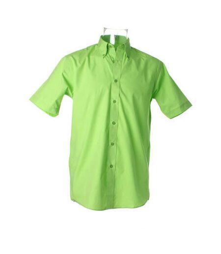 Chemise à manches courtes Kustom Kit Workforce pour homme (Vert citron) - UTBC591